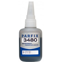 PARFIX 3480 50g - klej cyjanoakrylowy czarny z gumą...
